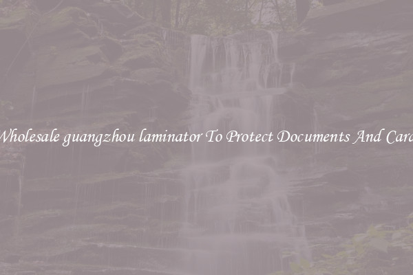 Wholesale guangzhou laminator To Protect Documents And Cards