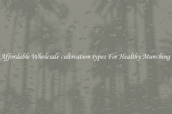 Affordable Wholesale cultivation types For Healthy Munching 