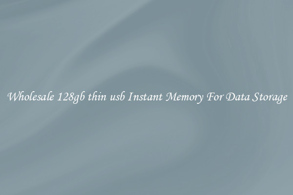 Wholesale 128gb thin usb Instant Memory For Data Storage