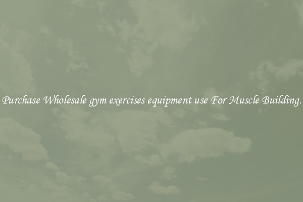 Purchase Wholesale gym exercises equipment use For Muscle Building.